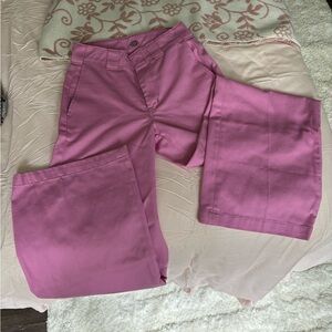 Dickies pink wide leg pants